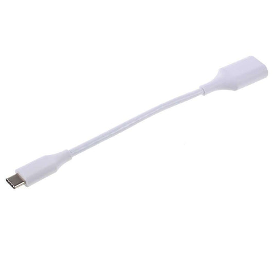Cablu OTG USB 3.1 USB Type-C to USB A 18 cm , Alb