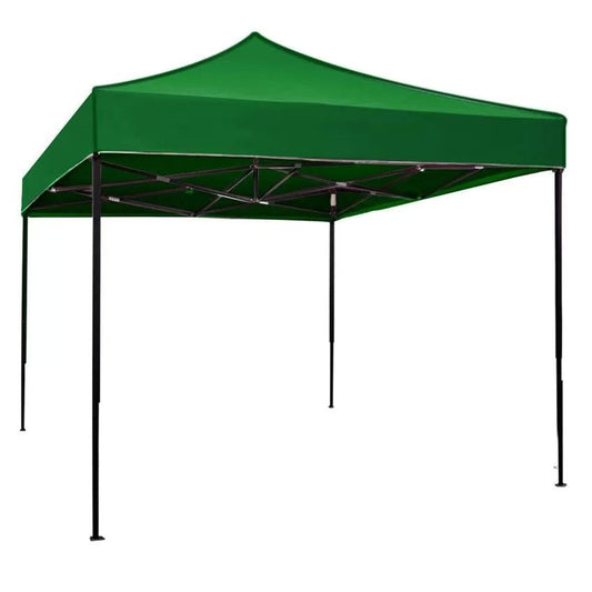 Cort pliabil pentru Evenimente, cadru metalic pentru curte si gradina, 2x2 m, Verde,