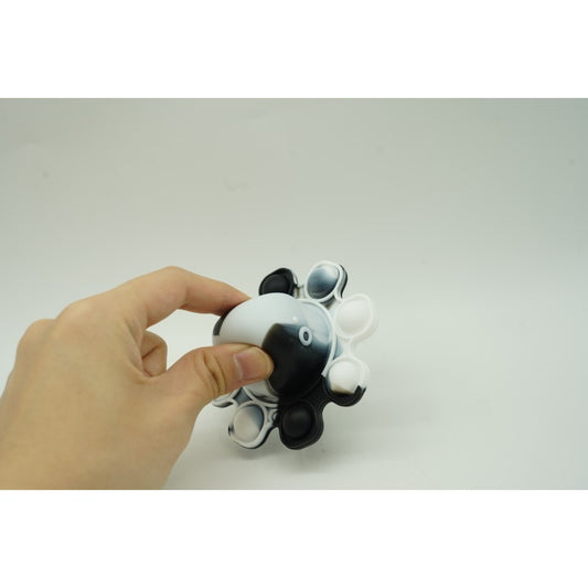 Jucarie antistres din silicon, , Pop It Now and Flip It, Caracatita reversibila, Multicolor, V8